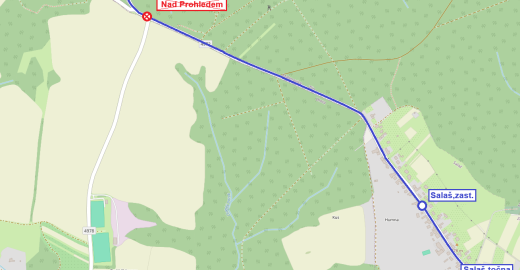 Omezení dopravy Nad Prohledem, Malenovice
