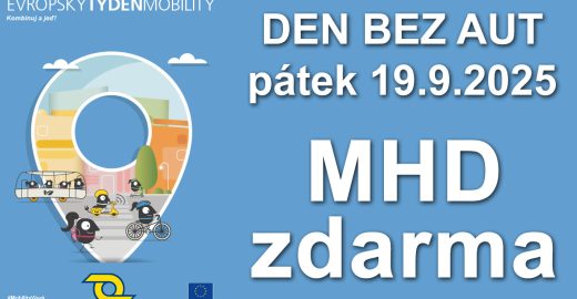 Podpoříme Den bez aut. V pátek 19. září bude MHD zdarma